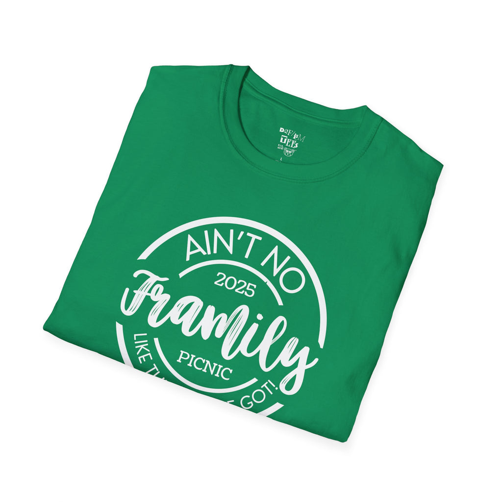 Friends and Family Picnic T-Shirt - 2025 Aint No Family Like The One We Got