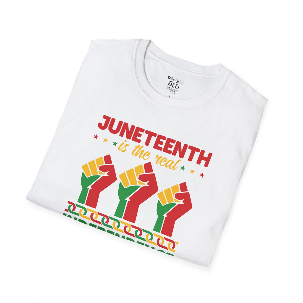 Juneteenth Independence Unisex Softstyle T-Shirt - Celebrate Freedom with Style