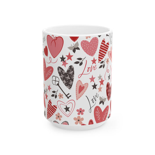 Love Patches Mug 15oz