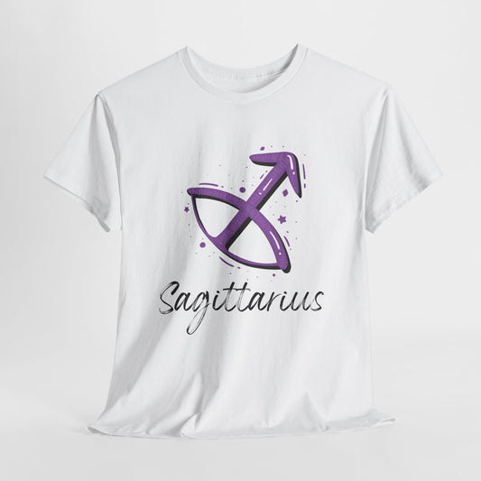 Sagittarius Zodiac Unisex Heavy Cotton Tee