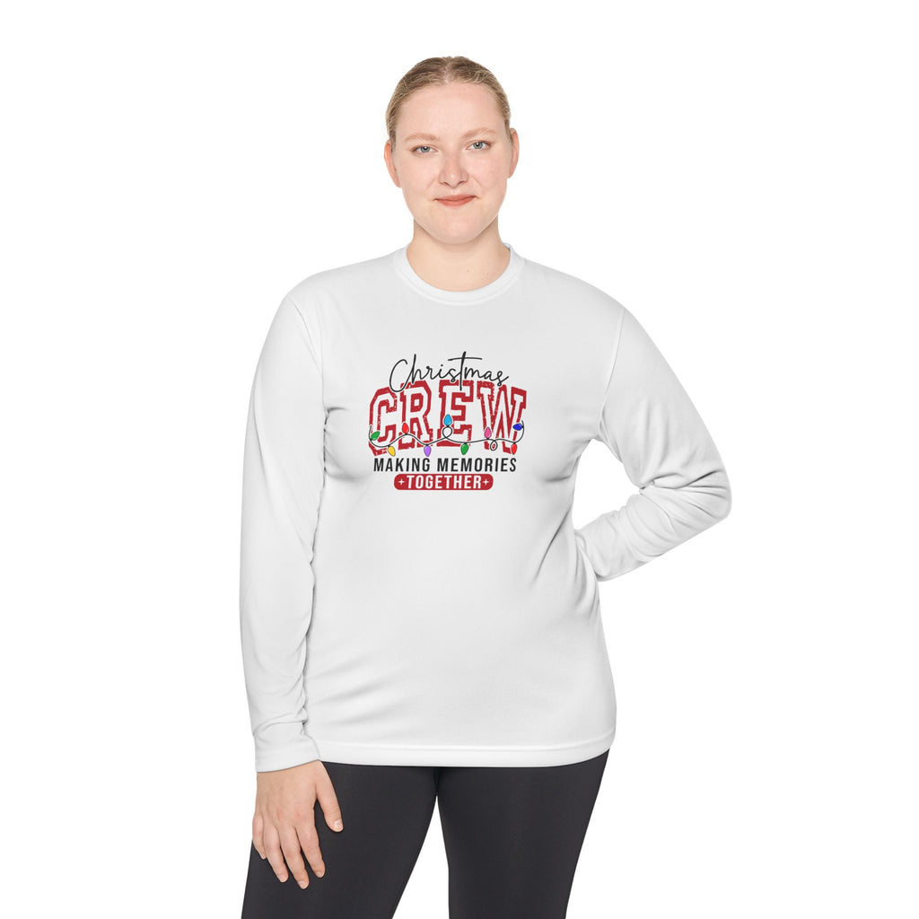 Christmas Crew Long Sleeve Tee — "Making Memories Together" Holiday Shirt