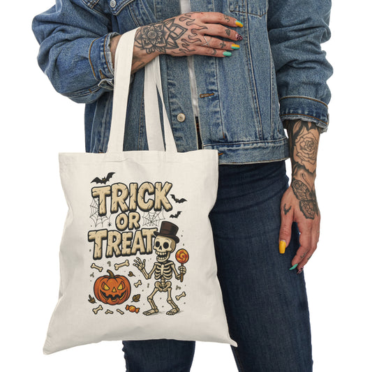 Halloween Trick or Treat Tote Bag | Customizable