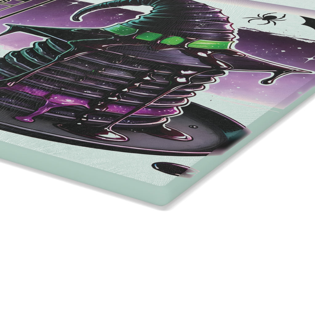 Conversion Chart Halloween Themed Glass Cutting Board
