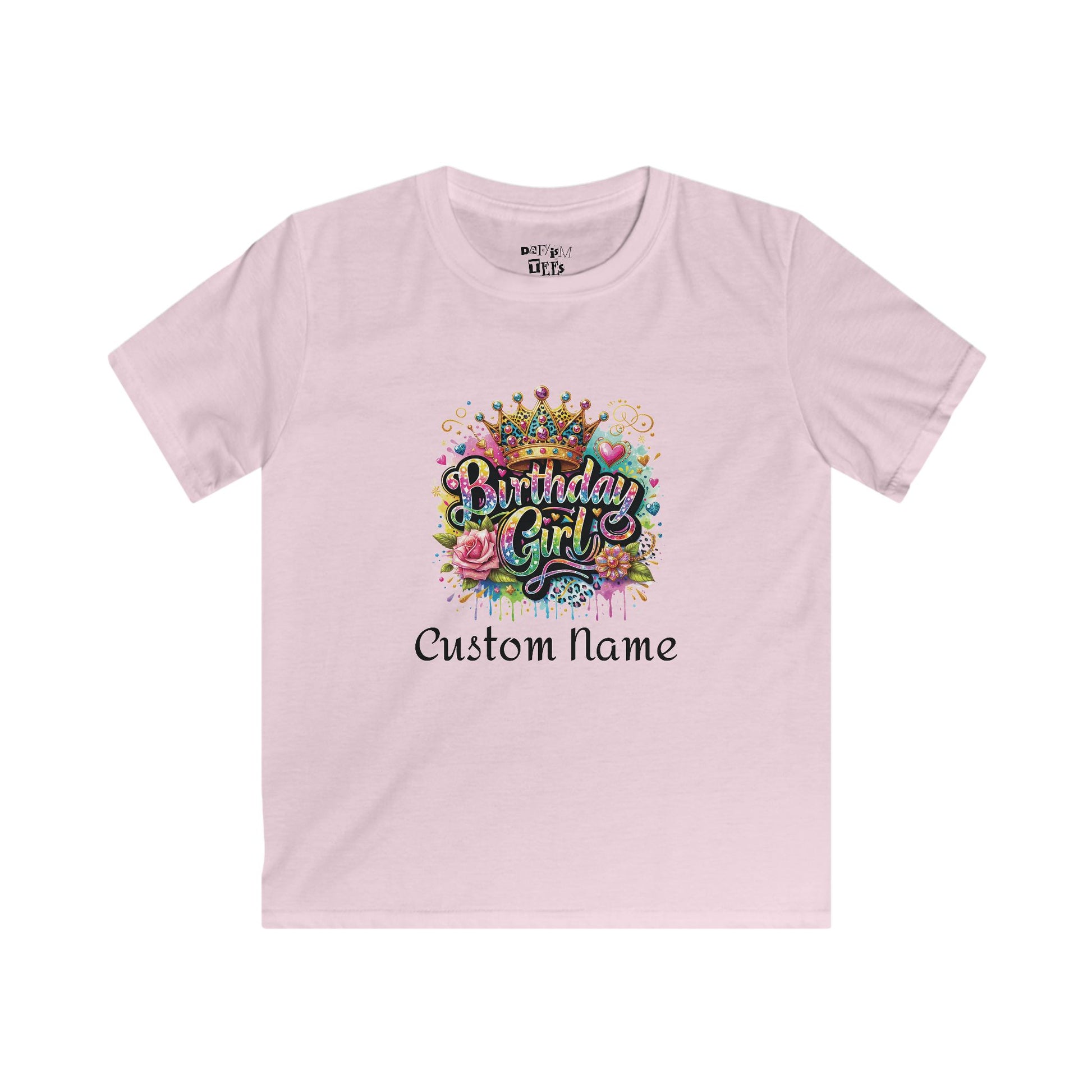 Custom Birthday Girl Tee - Youth