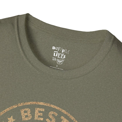 Best Dad Ever Unisex Softstyle T-Shirt, Father's Day Gift, Casual Wear, Dad Apparel, Family Reunion Tee