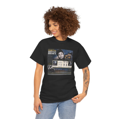 Marie Van Brittan Brown Historical Portrait T-Shirt