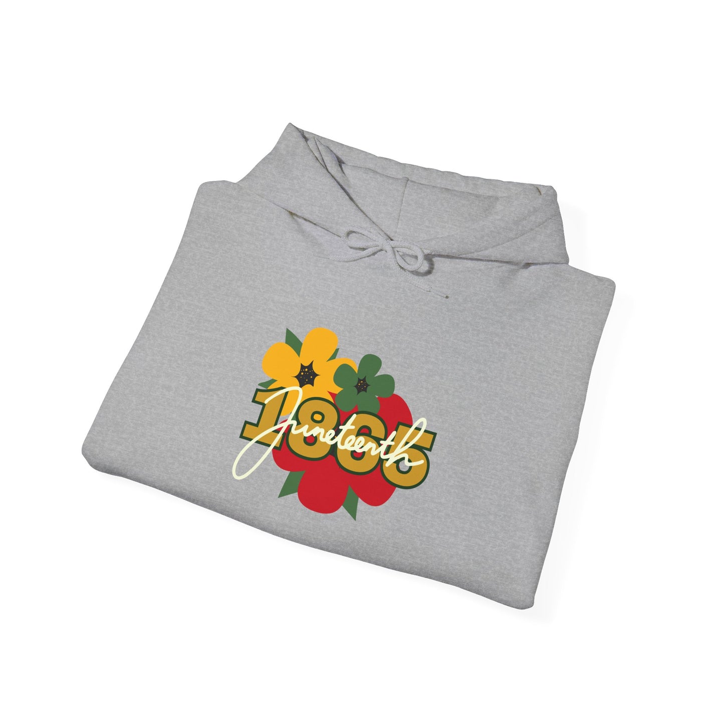 Juneteenth Flower Unisex Heavy Blend Hooded Sweatshirt