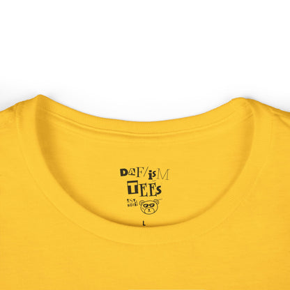 Birthday Queen Tee | Women's Softstyle Shirt for Celebrations, Party Fashion, Birthday Gift, Casual Wear, Animal Print Style
