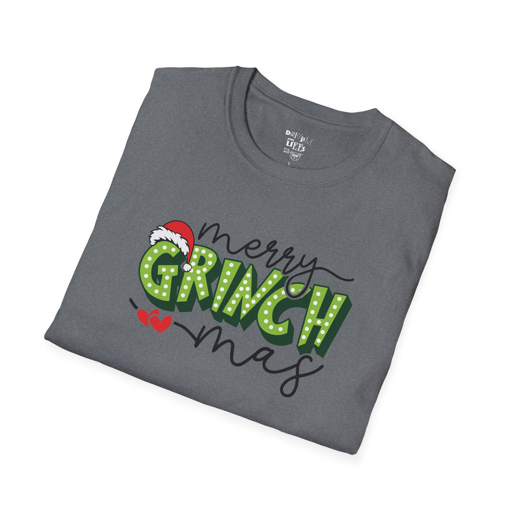 Grinchmas Holiday T-Shirt — 'Merry Grinchmas' Festive Christmas Tee